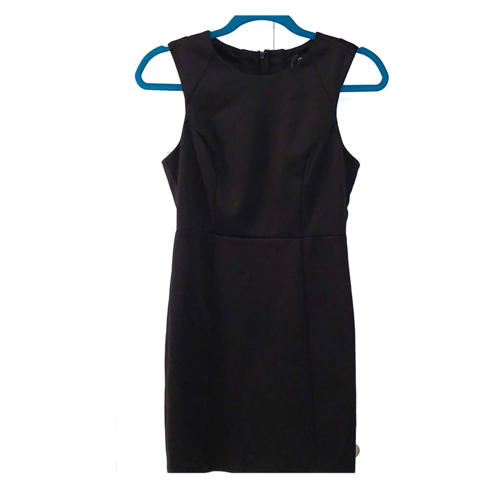 Little black dress with cutout back
